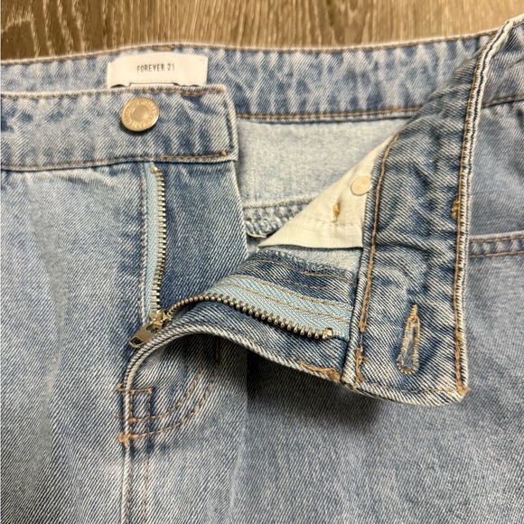 Y2K Forever 21 Spike Studded Denim Micro Skirt Size Small Grunge - Picture 4 of 9